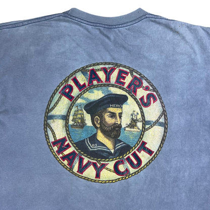 Vintage 90s Player’s Navy Cut Cigarettes faded tee (XL)