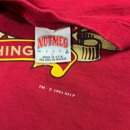 Vintage 1993 Nutmeg Washington Redskins NFL tee (L)