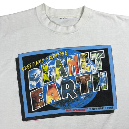 Vintage 1993 Paul McCartney Greetings From Planet Earth Band tee (L/XL)