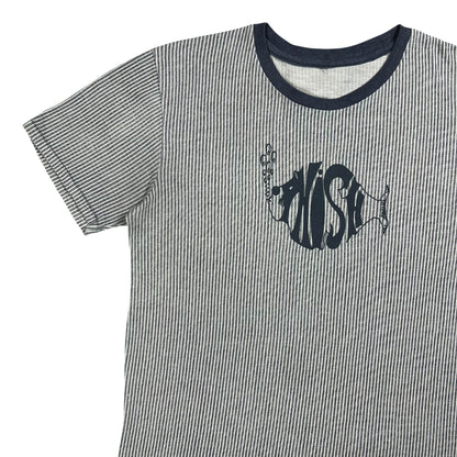 Vintage 90s Phish faded striped stripey band tee (M)