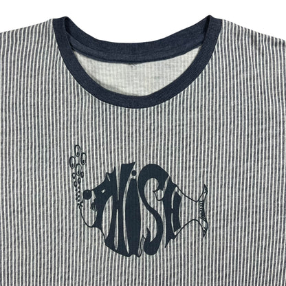 Vintage 90s Phish faded striped stripey band tee (M)