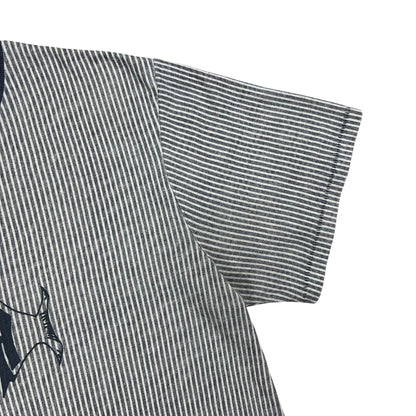 Vintage 90s Phish faded striped stripey band tee (M)
