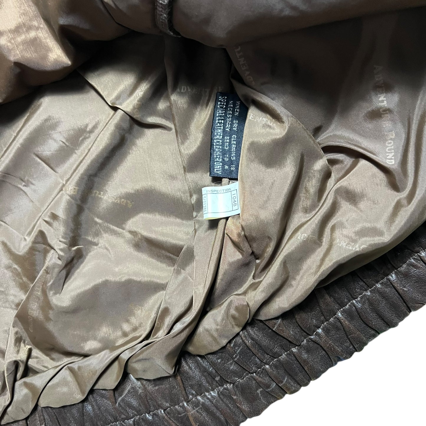 Vintage 90s Wilsons Adventure Bound faded leather jacket (L)