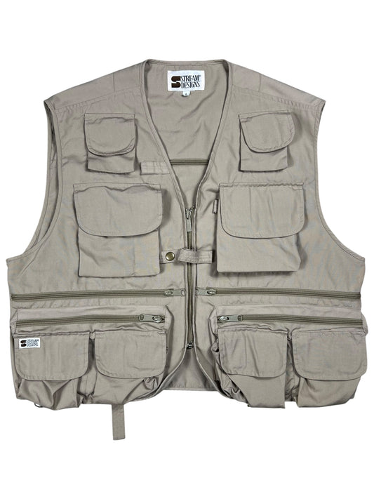 Vintage 90s Sierra Designs multi pocket fishing vest (L)