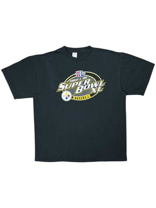 Vintage 2006 Pittsburgh Steelers Super Bowl XL Champions faded tee (XL)