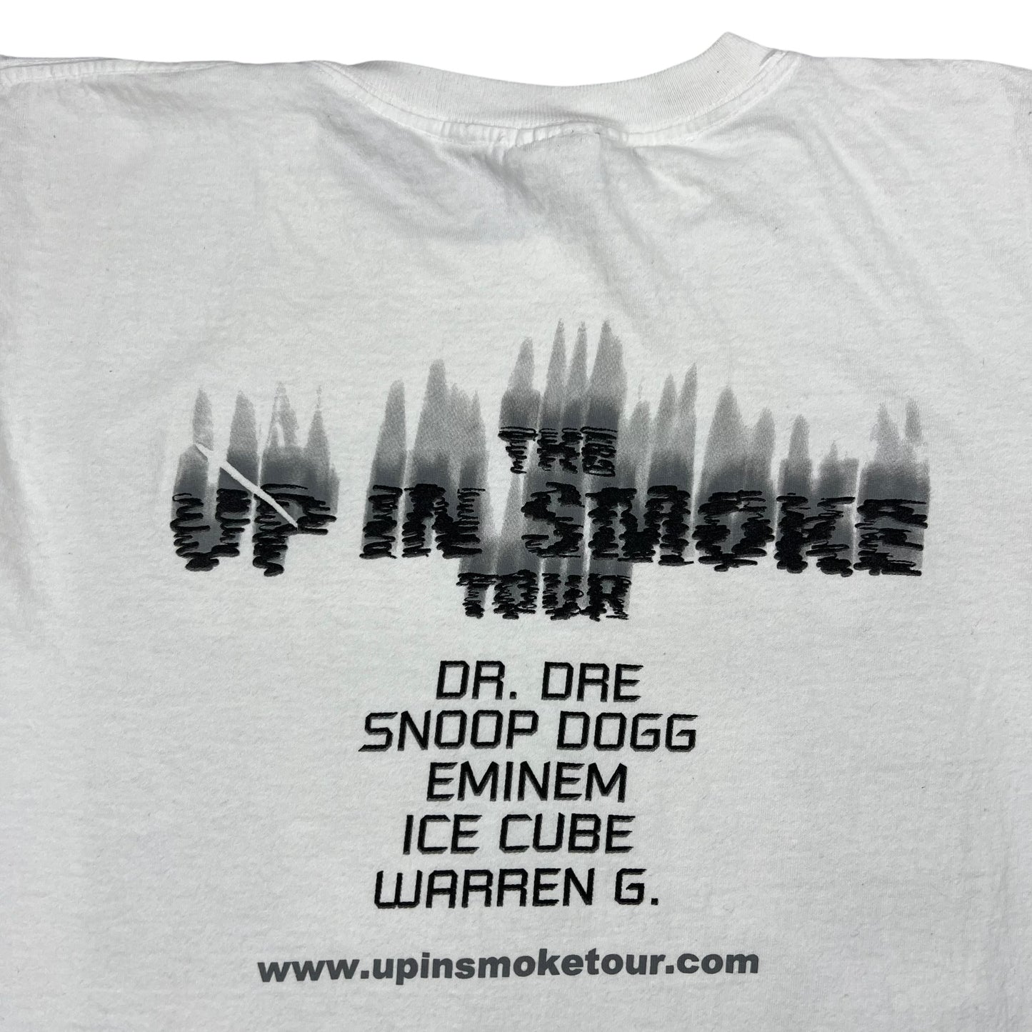 Vintage 2000 Snoop Dogg Eminem Dr. Dre Ice Cube Up in Smoke Tour Rap tee (M)