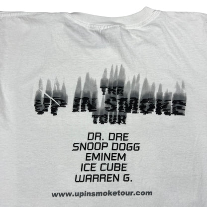 Vintage 2000 Snoop Dogg Eminem Dr. Dre Ice Cube Up in Smoke Tour Rap tee (M)