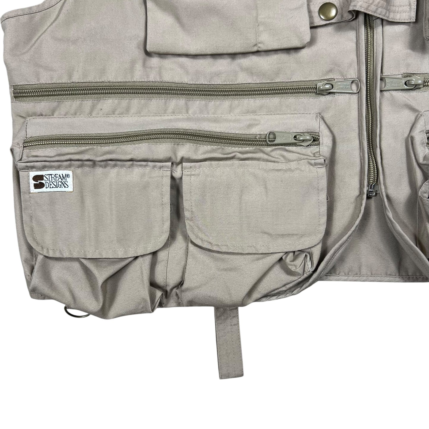 Vintage 90s Sierra Designs multi pocket fishing vest (L)