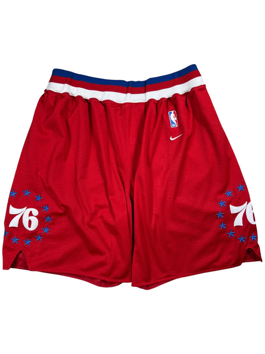 Vintage Y2K Nike Philadelphia 76ers Swingman NBA shorts (XL)