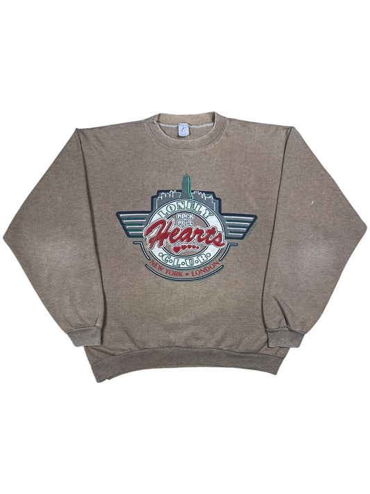 Vintage 80s Lonely Hearts Club Rock N’ Roll New York London crewneck (M)