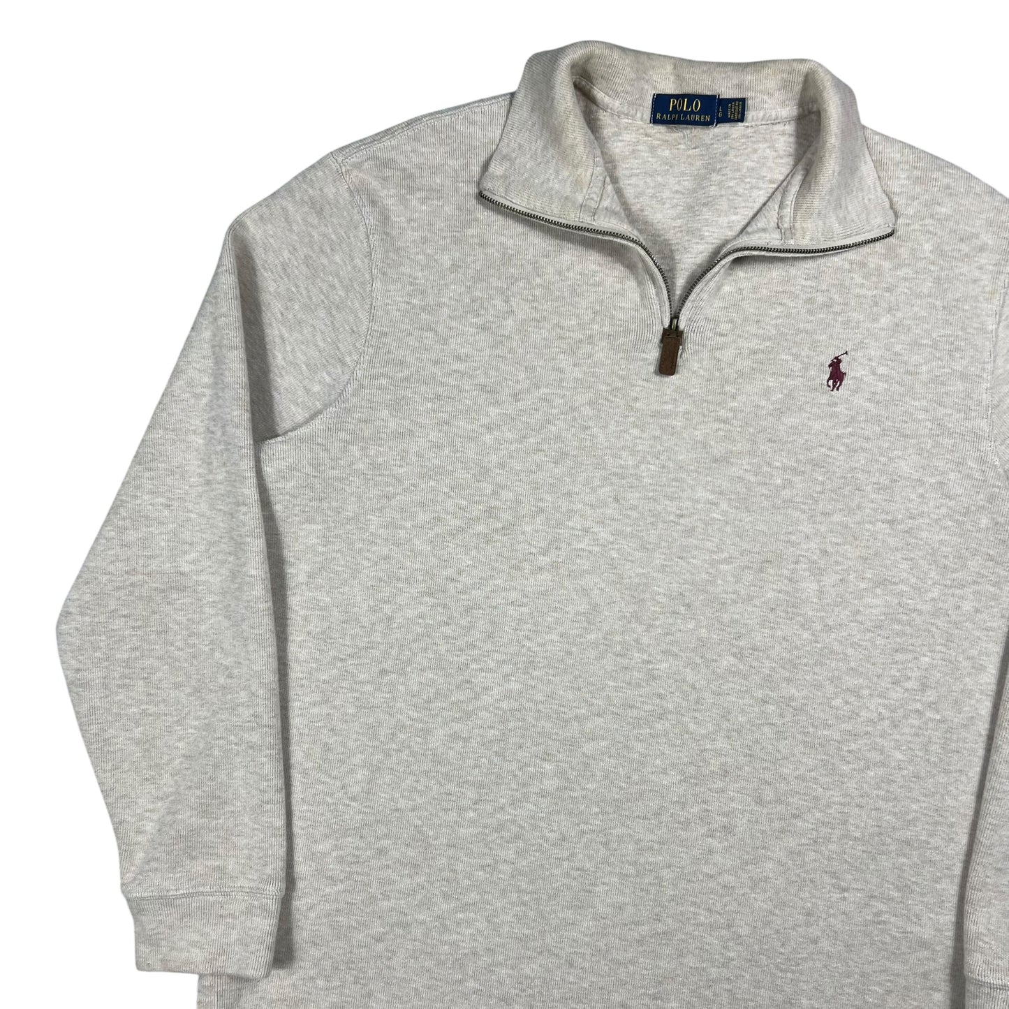 Y2K Polo Ralph Lauren 1/4 zip crewneck (L)