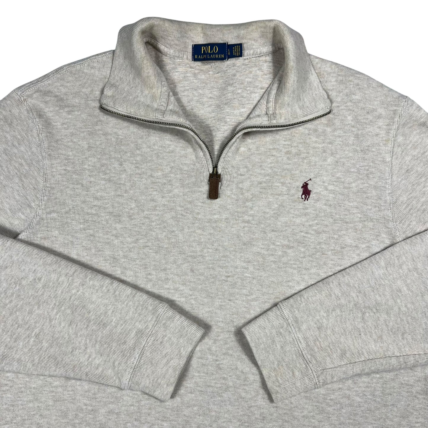 Y2K Polo Ralph Lauren 1/4 zip crewneck (L)