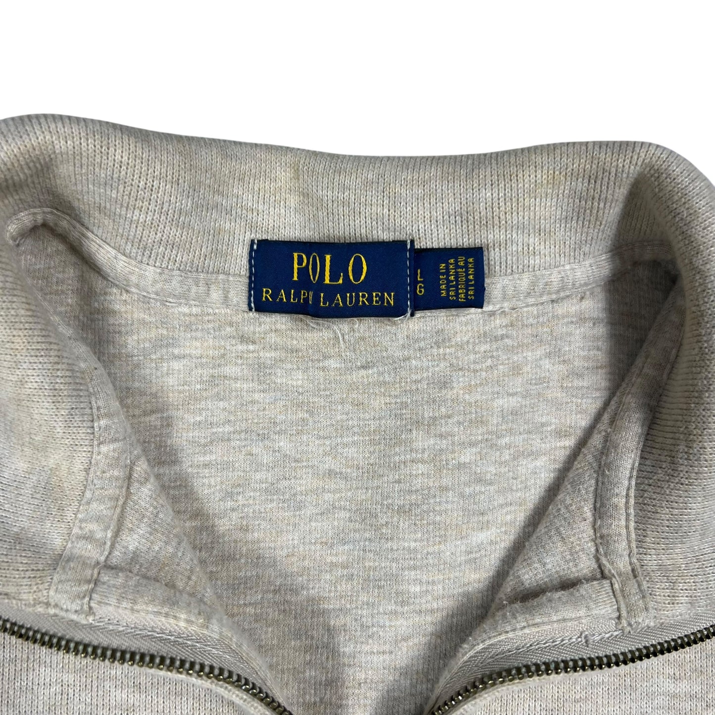Y2K Polo Ralph Lauren 1/4 zip crewneck (L)