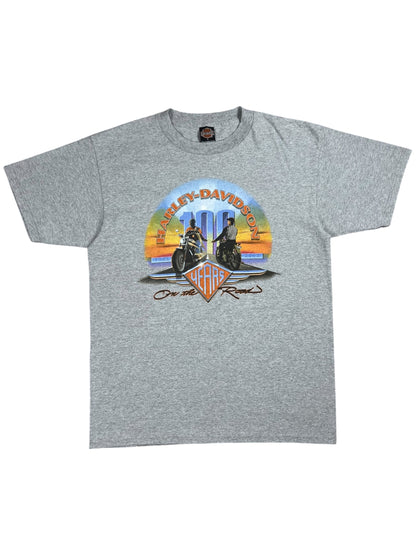 Vintage 2003 Harley Davidson Motorcycles 100 years biker tee (L)