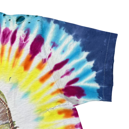 Vintage 1991 Grateful Dead Orlando Spring Tour thrashed faded tie dye band tee (M)