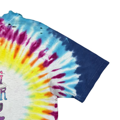 Vintage 1991 Grateful Dead Orlando Spring Tour thrashed faded tie dye band tee (M)