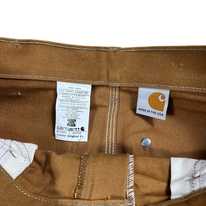 Y2K Carhartt USA made double knee workwear cargo pants (32x34)