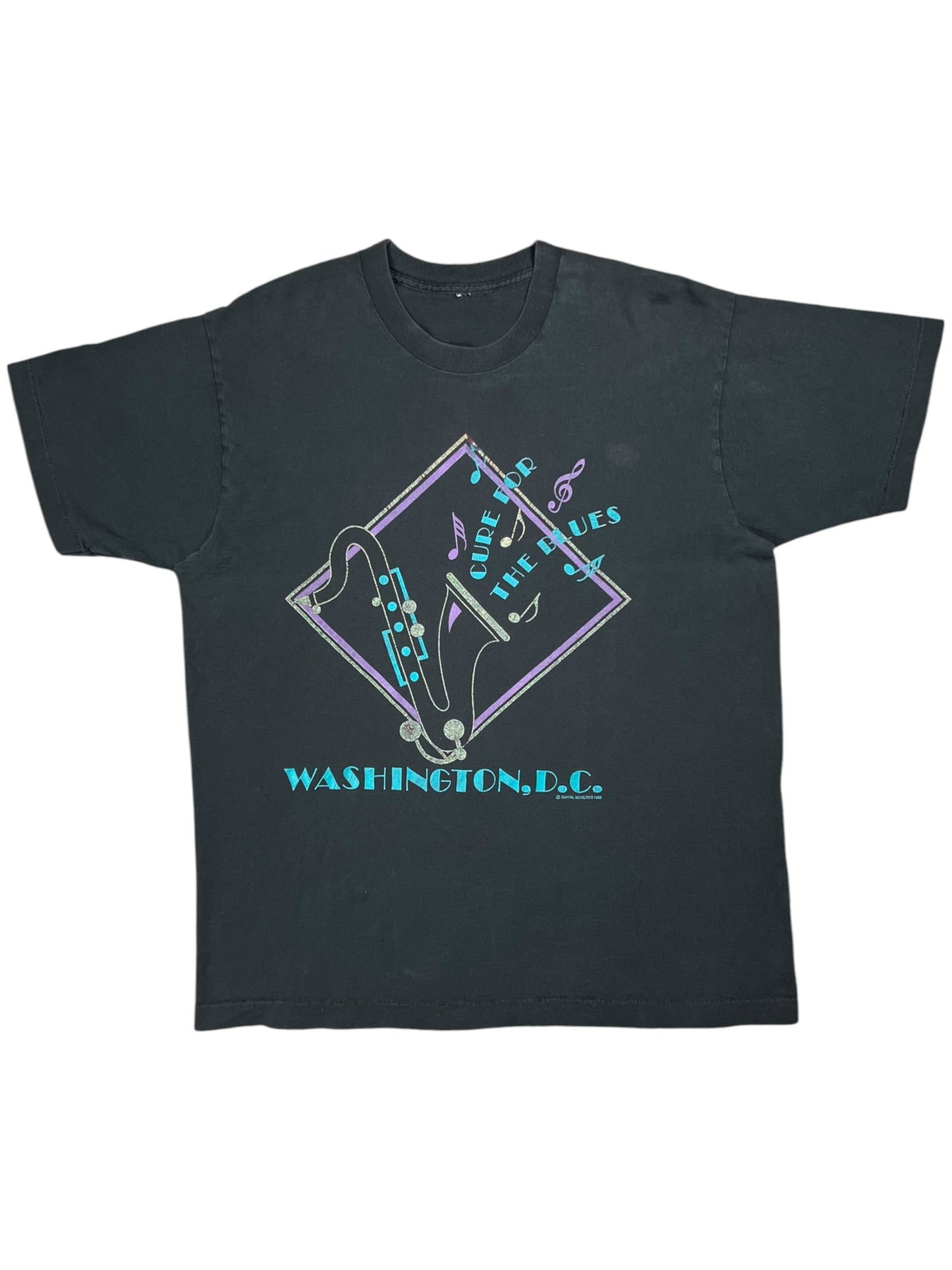 Vintage 1993 Cure For The Blues Washington D.C. faded tee (XL)