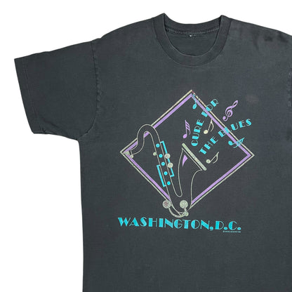 Vintage 1993 Cure For The Blues Washington D.C. faded tee (XL)