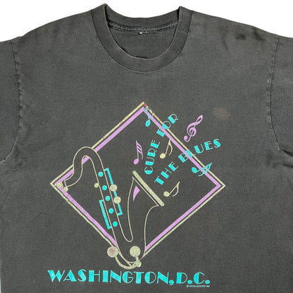Vintage 1993 Cure For The Blues Washington D.C. faded tee (XL)