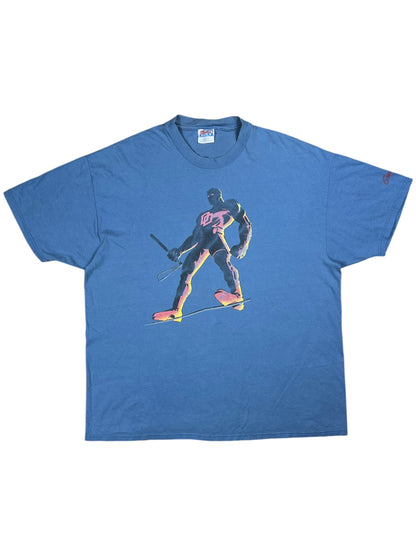 Vintage Y2K Marvel Daredevil Frank Miller faded super hero graffiti tee (XXL)