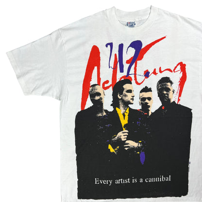 Vintage 1991 Hanes U2 Achtung Baby big print band tee (XL)