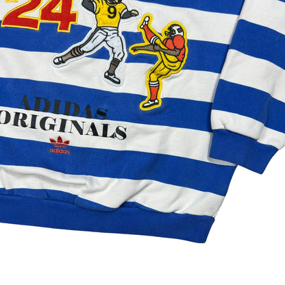 Y2K Adidas Originals New York striped archive stripey crewneck (S/M)