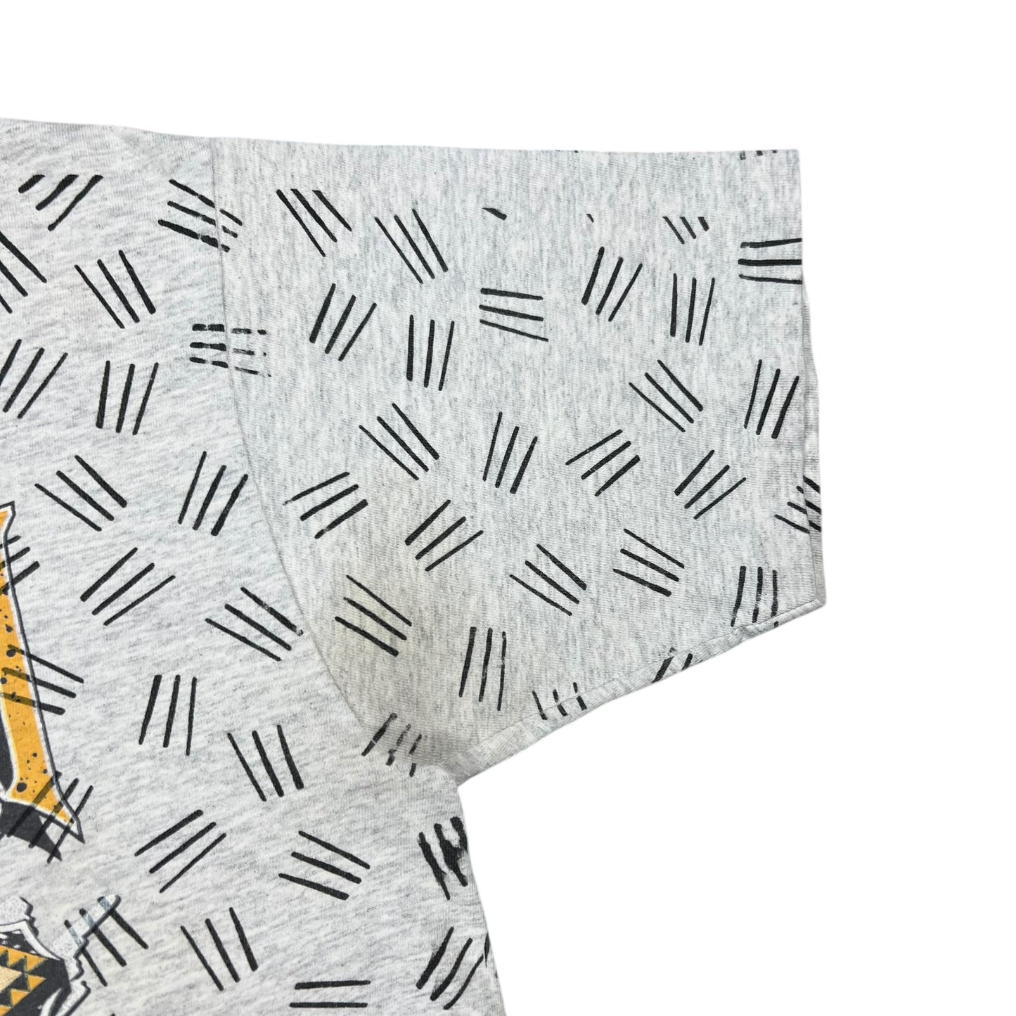 Vintage 90s Pittsburgh Steelers All Over Print NFL break through tee (L)