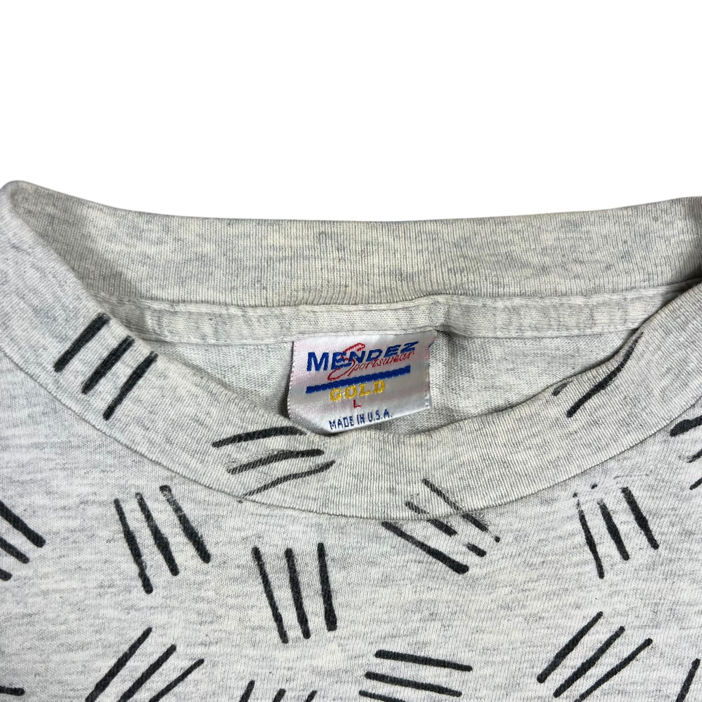 Vintage 90s Pittsburgh Steelers All Over Print NFL break through tee (L)