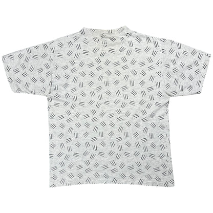 Vintage 90s Pittsburgh Steelers All Over Print NFL break through tee (L)