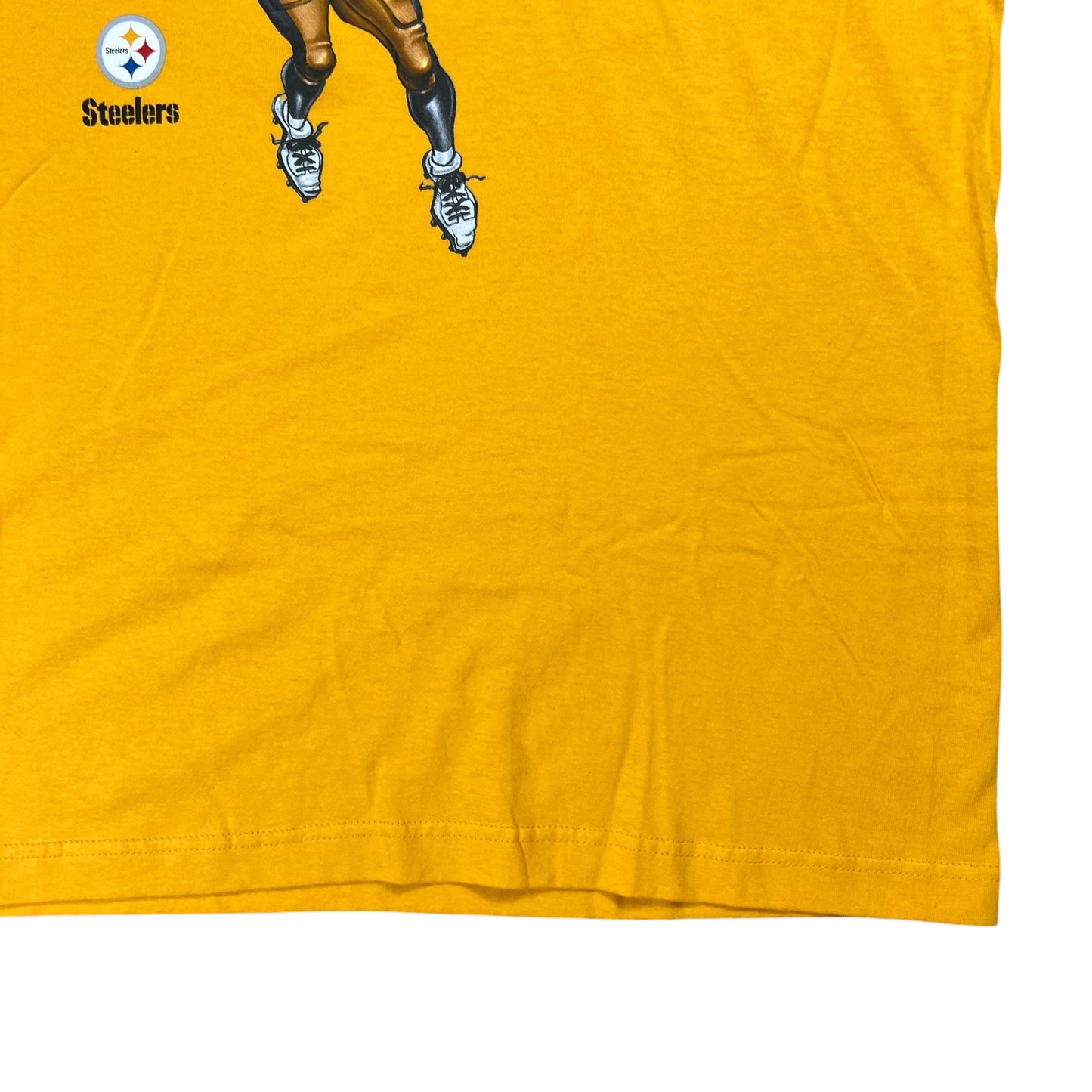 Y2K Pittsburgh Steelers Troy Polamalu caricature tee (XL) DS NWT