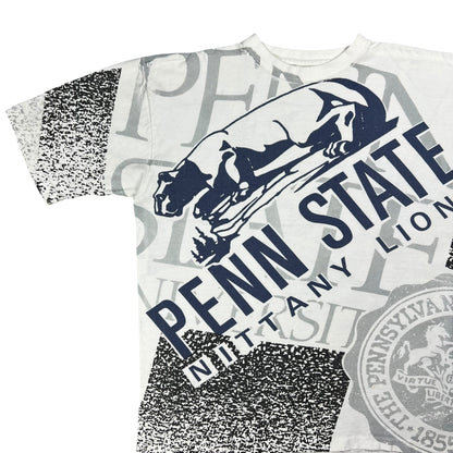 Vintage 90s Penn State University Nittany Lions all over print tee (L/XL)