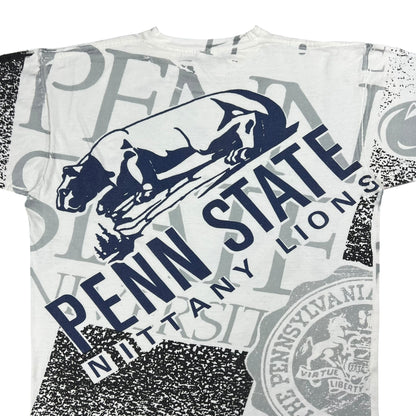 Vintage 90s Penn State University Nittany Lions all over print tee (L/XL)
