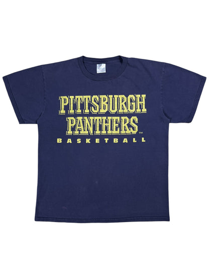 Vintage 90s Pitt Basketball University of Pittsburgh faded tee (M)