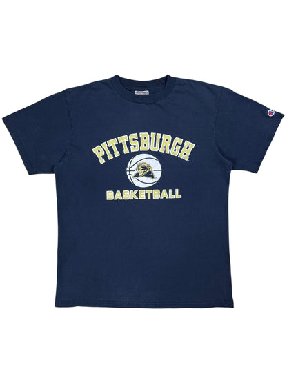 Vintage 90s Champion Pitt Basketball University of Pittsburgh faded tee (M)