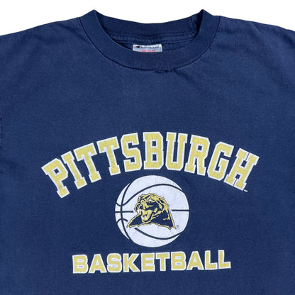 Vintage 90s Champion Pitt Basketball University of Pittsburgh faded tee (M)