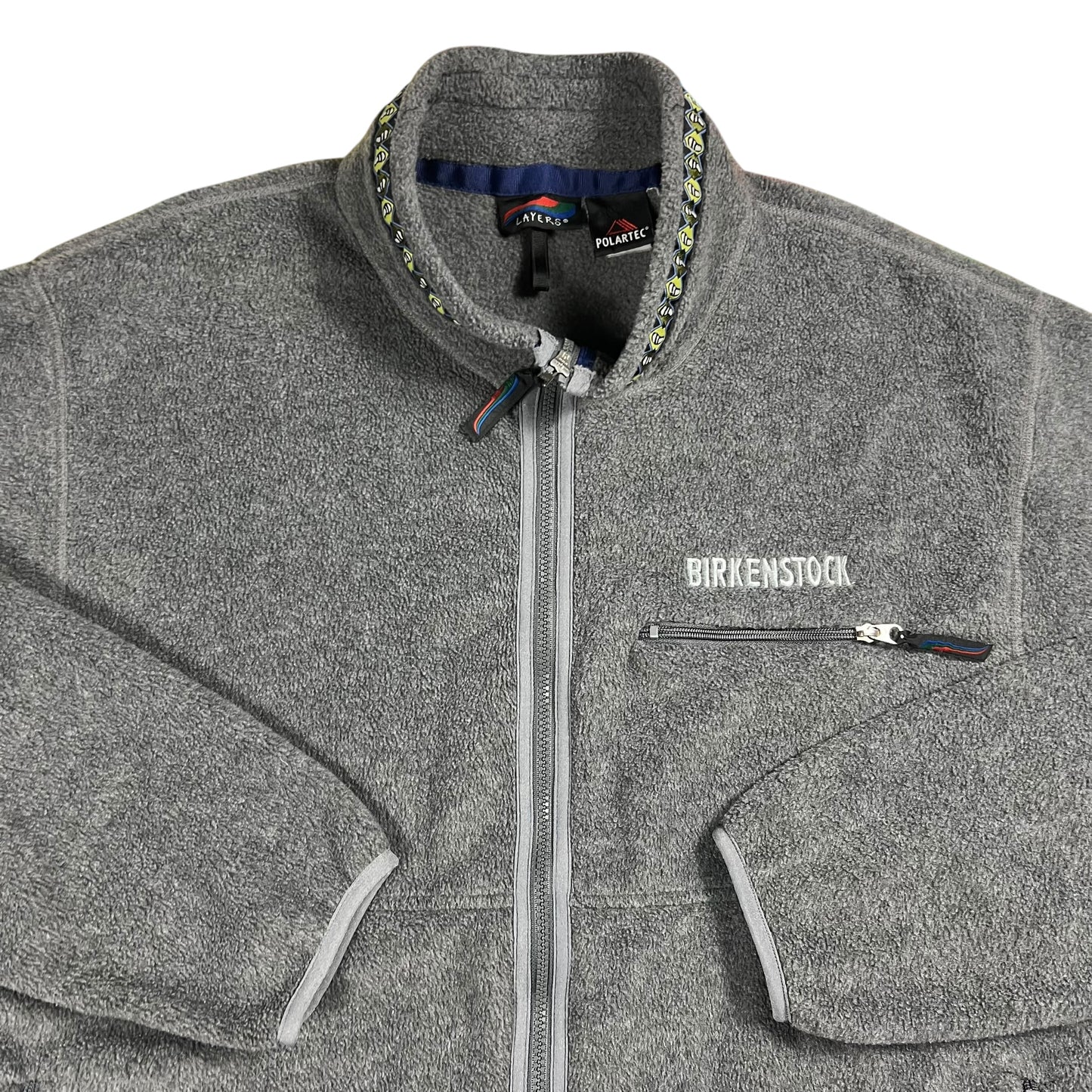Vintage 90s Birkenstock Polartec full zip fleece jacket (XL)