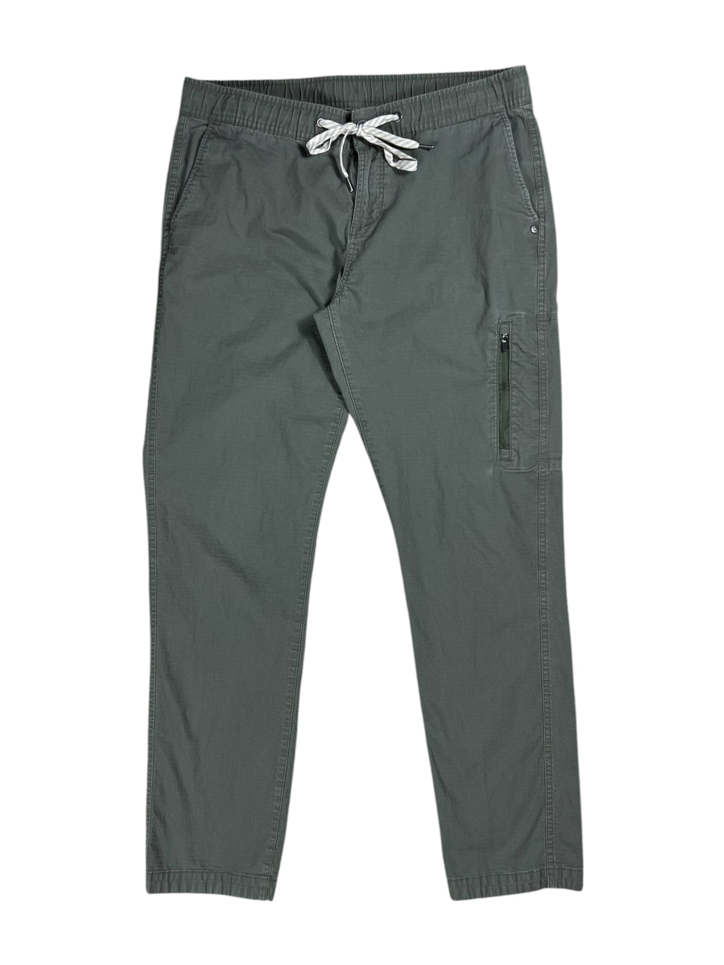 Y2K Vuori olive green tapered pants (M)