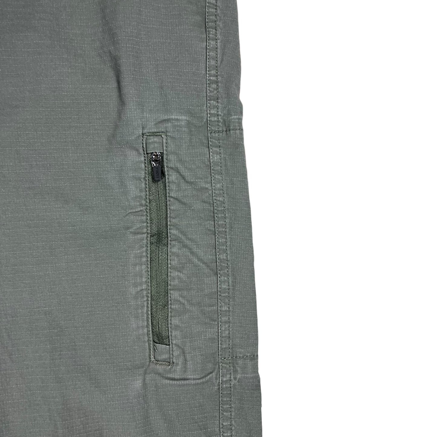 Y2K Vuori olive green tapered pants (M)