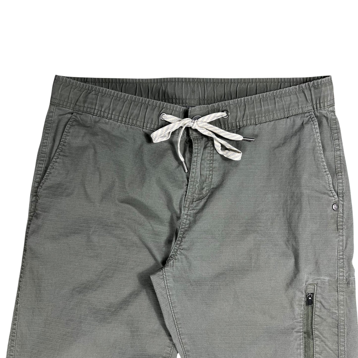 Y2K Vuori olive green tapered pants (M)