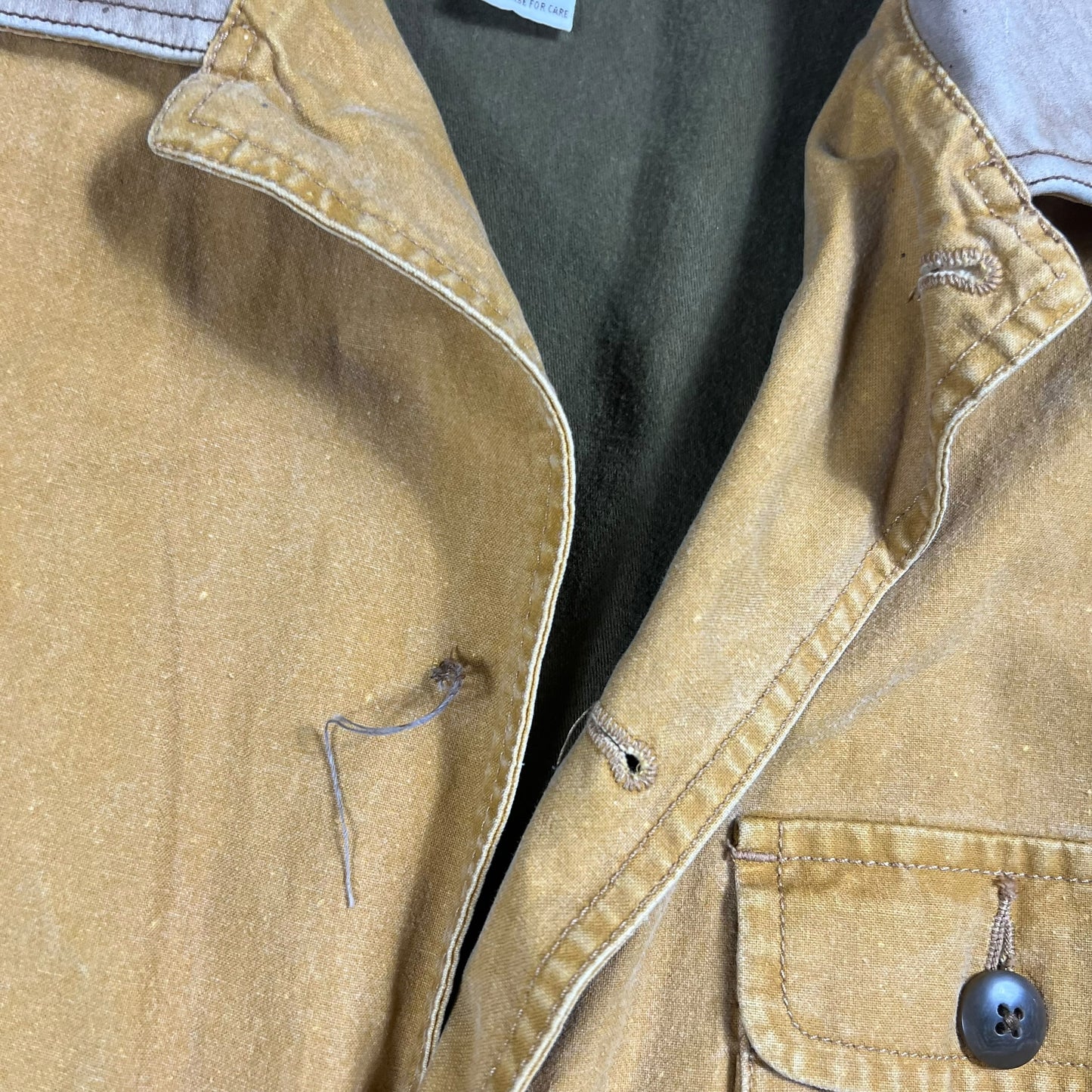 Vintage 90s Banana Republic faded chore safari jacket (M)