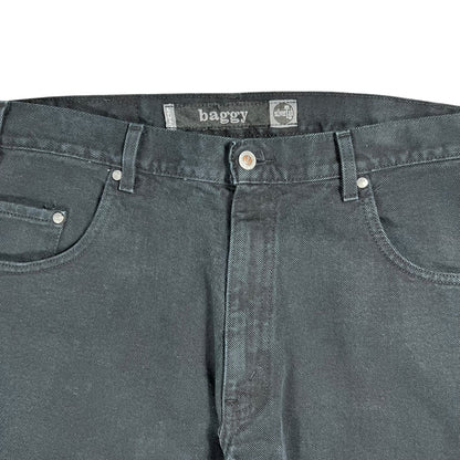 Vintage 90s Levi’s Silver Tab Baggy black denim jeans (36x34)