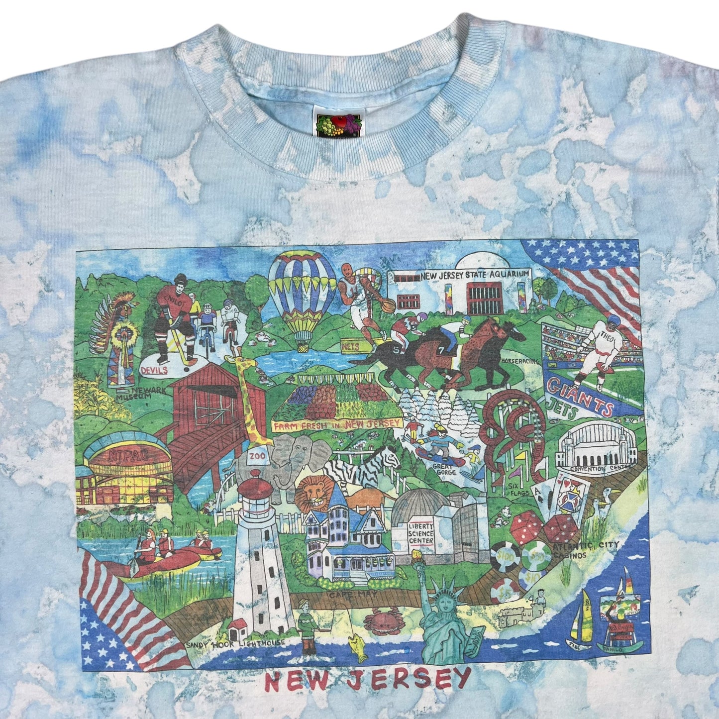 Vintage 90s New Jersey Pat Singer’s Art tie dye tee (L)