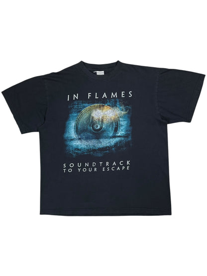Vintage 2004 In Flames Soundtrack to Your Escape faded band tee (L)