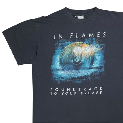 Vintage 2004 In Flames Soundtrack to Your Escape faded band tee (L)