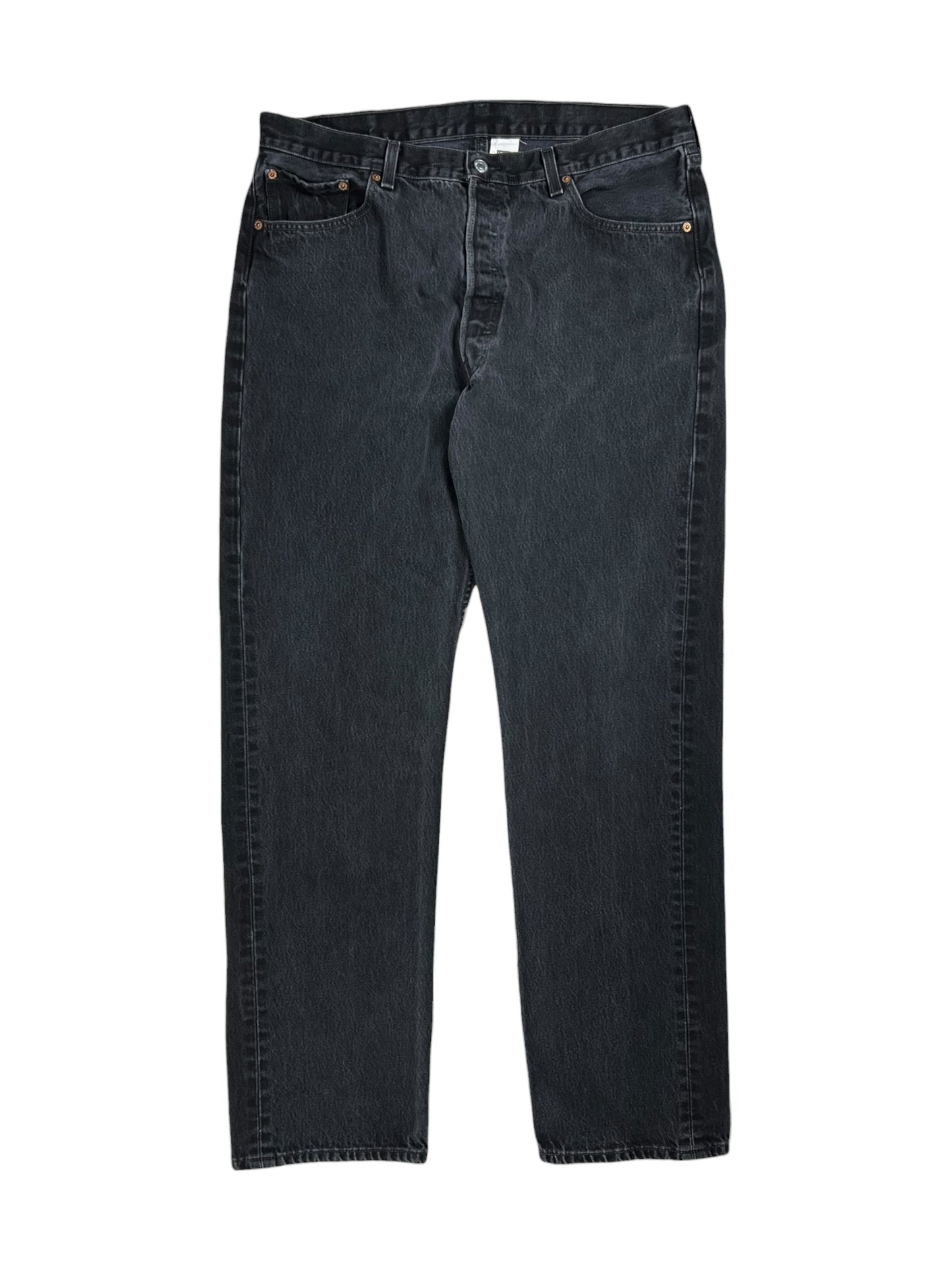 Vintage 90s Levi’s 501 black button fly denim jeans (36x33)