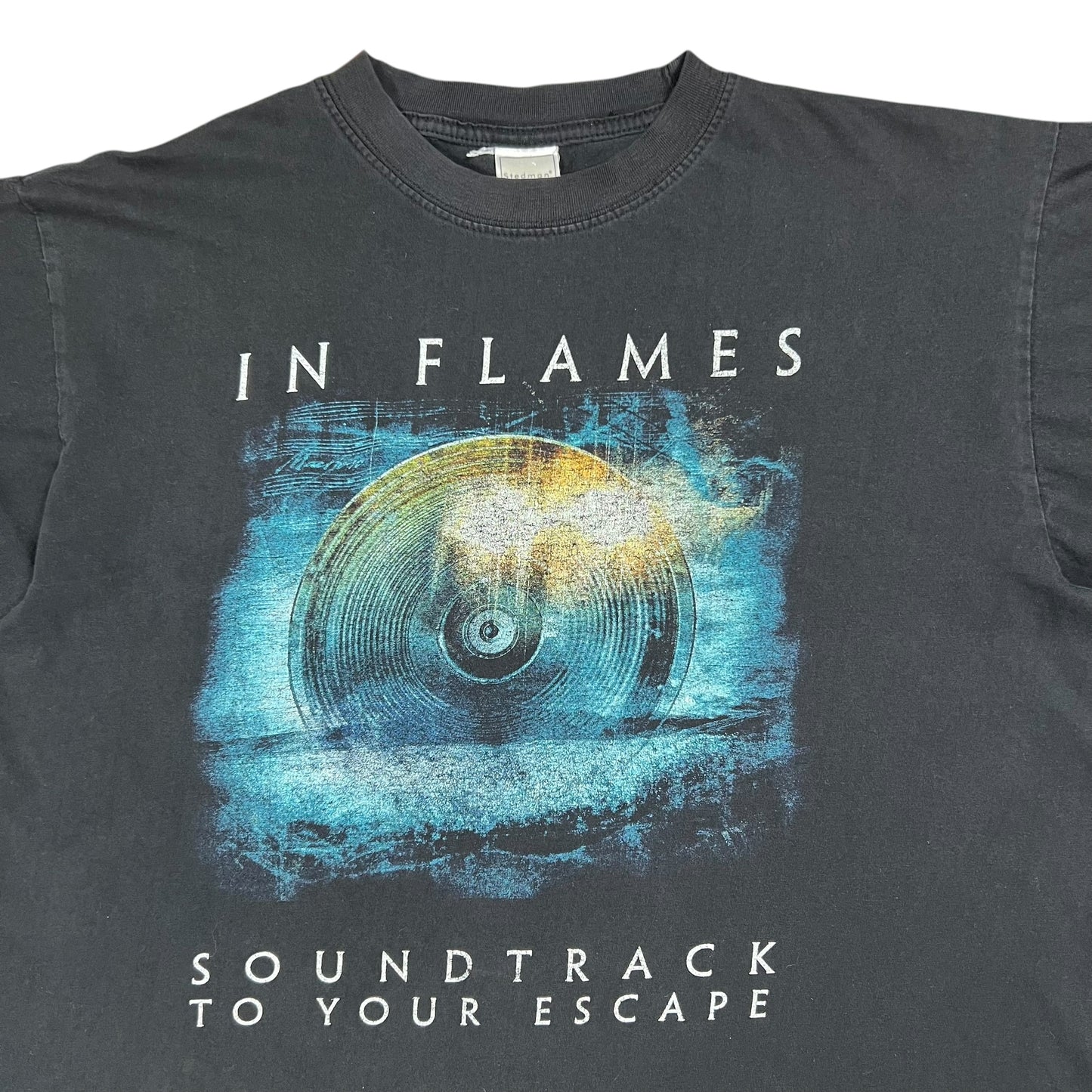 Vintage 2004 In Flames Soundtrack to Your Escape faded band tee (L)