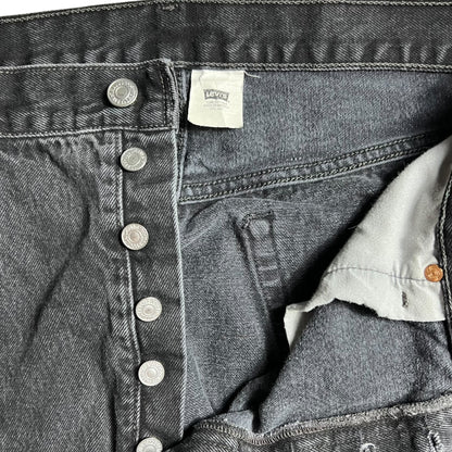 Vintage 90s Levi’s 501 black button fly denim jeans (36x33)