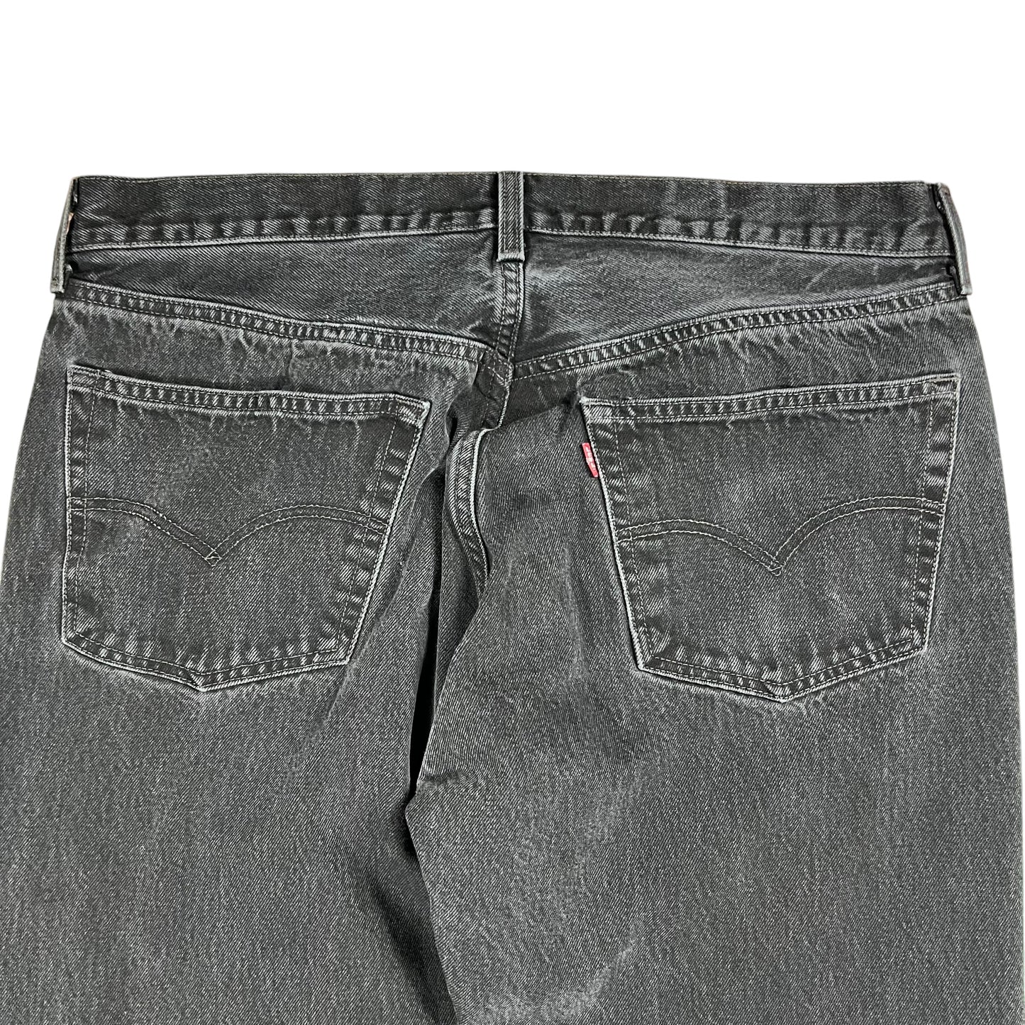 Vintage 90s Levi’s 501 black button fly denim jeans (36x33)