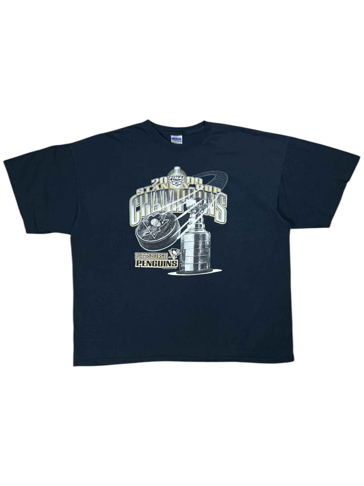 2009 Pittsburgh Penguins Stanley Cup Champions NHL tee (XXL)